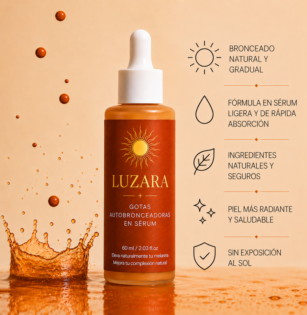 LUZARA - Tez bronceada natural durante todo el año.